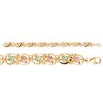 Black HIlls Gold Tricolor 10K Figure-8 Bracelet