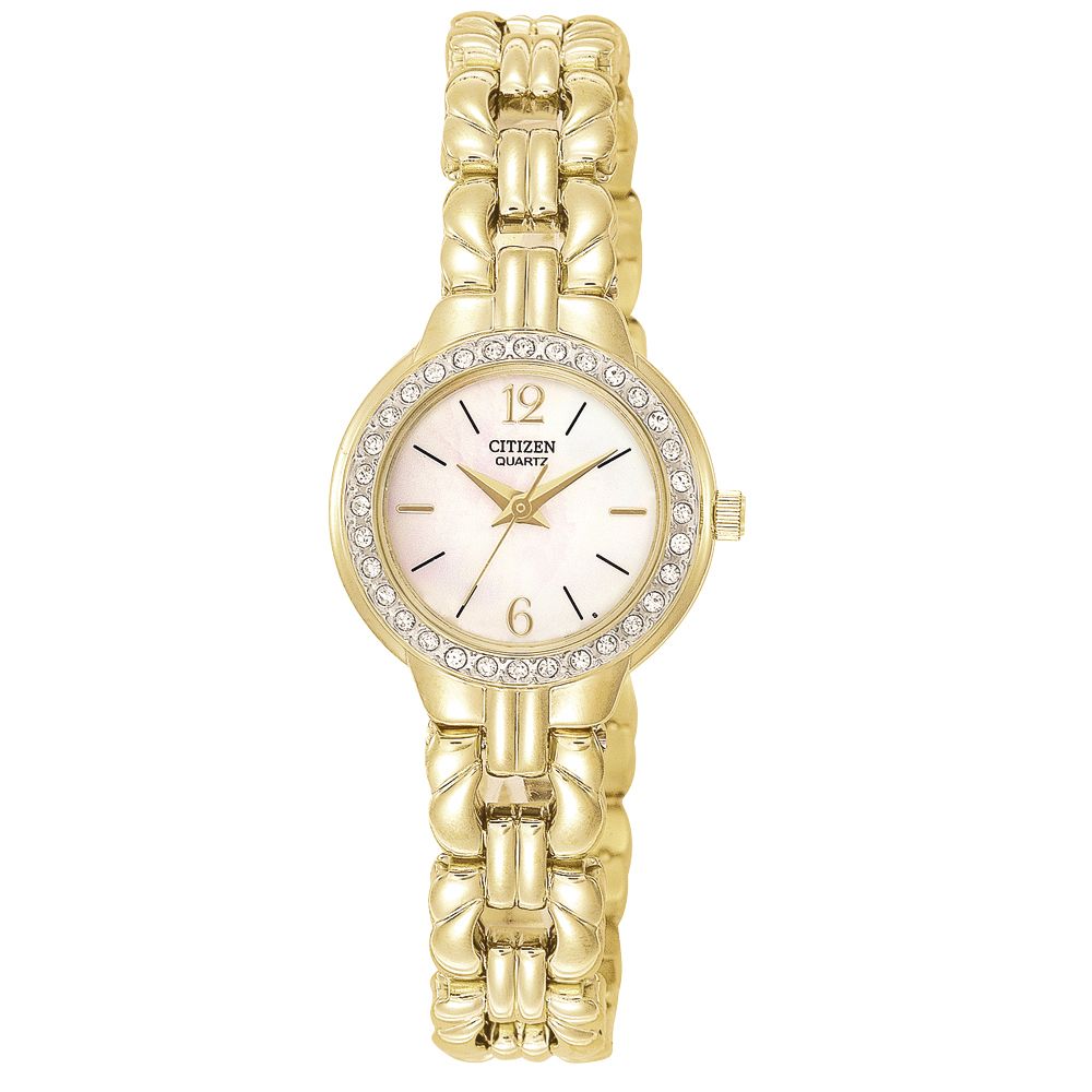 Citizen Ladies Dress Watch with Mother of Pearl Dial and Swarovski Crystals