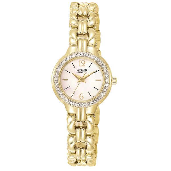 Citizen Ladies Dress Watch with Mother of Pearl Dial and Swarovski