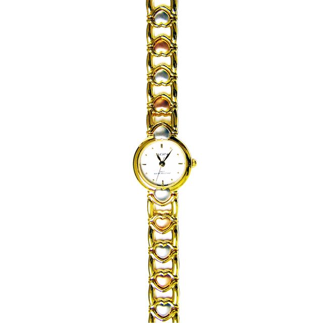 Elgin Ladies Tricolor Bracelet Watch