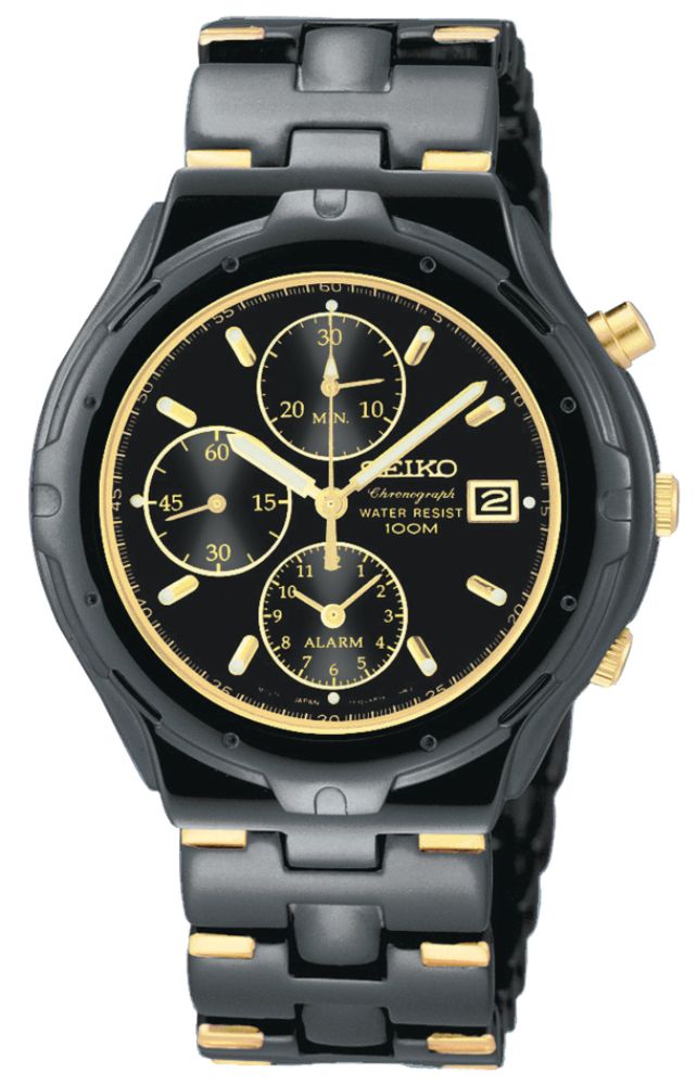 Seiko Mens Two-Tone Chrono Watch