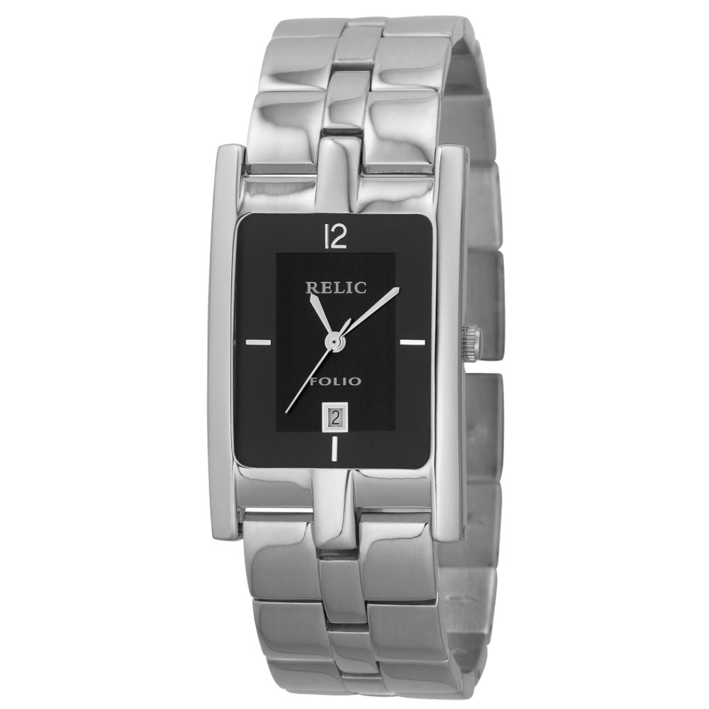 Relic Mens Watch with Black Dial