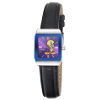 Tweety Quartz Watch with Blue Printed Dial and Black Band