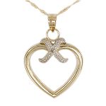 Jewel America Polished Heart with 