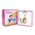 Childs Belle Porcelain Charm. 14K Yellow Gold