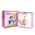 Childs Aurora Porcelain Charm. 14K Yellow Gold