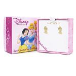 Childs Cinderella Stud Earrings. 14K Yellow Gold
