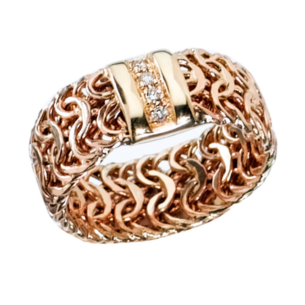 Byzantine Ring. 10K Yellow Gold
