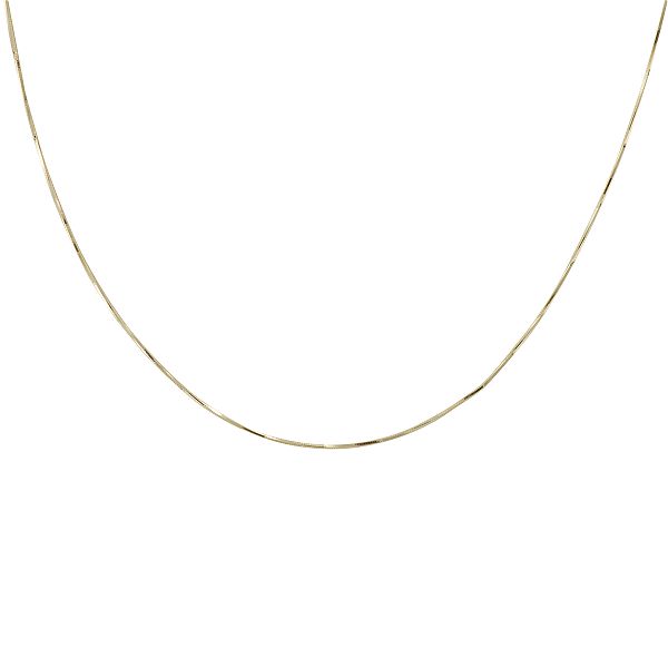 Snake Chain Necklace. 10K Yellow Gold