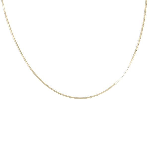 Snake Chain Necklace, 18", 22", 24" and 30". 10K Yellow Gold