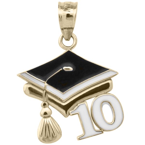 2010 Graduation Cap Enameled