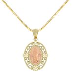 Childs Quinceanera Heart Necklace