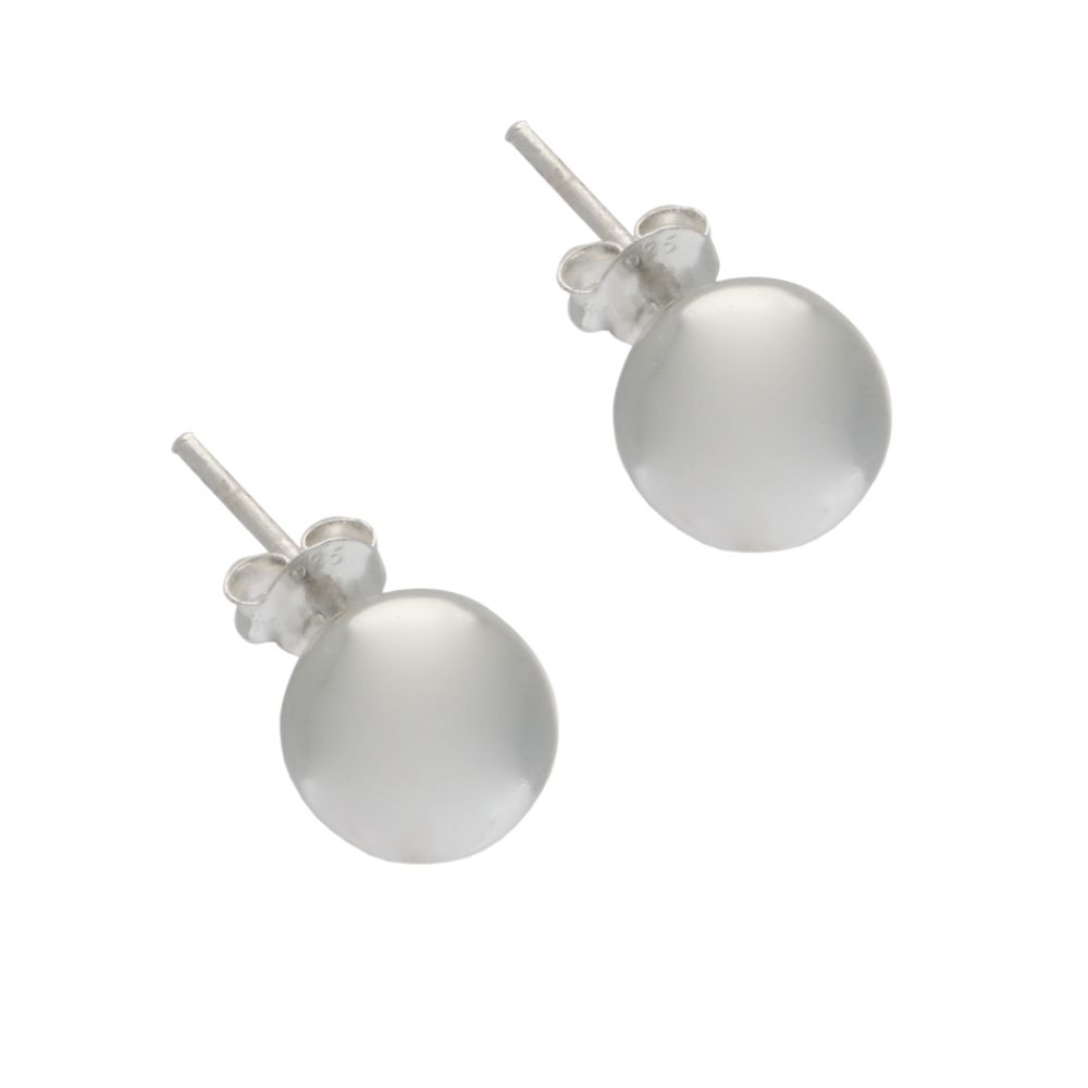 Sterling Silver 9MM Ball Stud Earrings