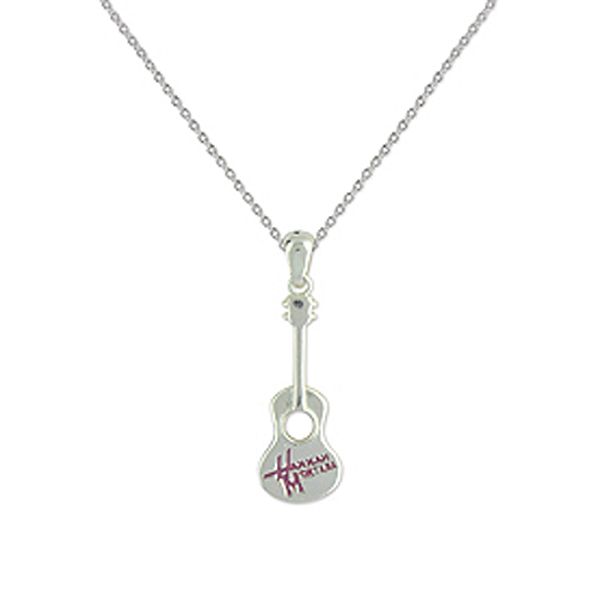 Disney Sterling Silver Hannah Montana Guitar Pendant