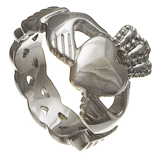 Stainless Steel Claddaugh Ring