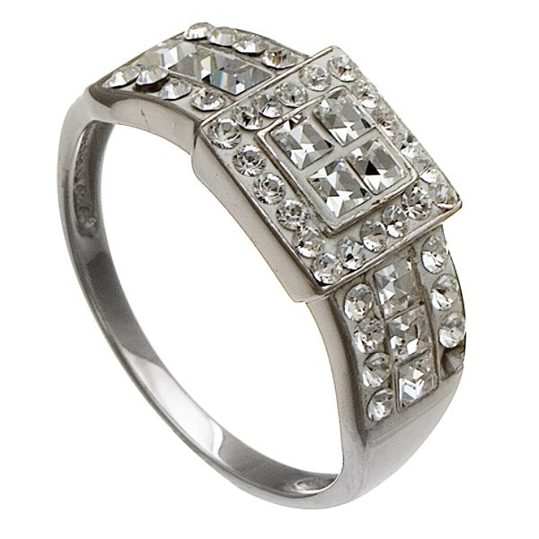 Swarovski Swarovski Crystal and Sterling Silver Ring