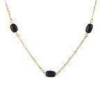 10K black Onyx necklace