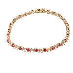 10K Ruby bracelet