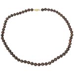 Jacmel Jewelry Inc. Peacock Pearl 6.5-7MM Strand Necklace. 14K Yellow Gold