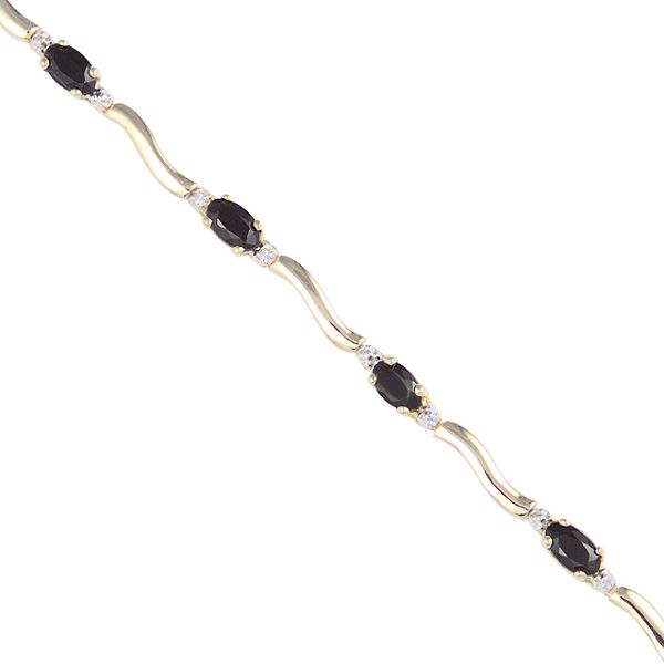 Sapphire and Diamond Bracelet