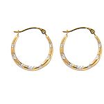 10Kt TT Pattern Hoop