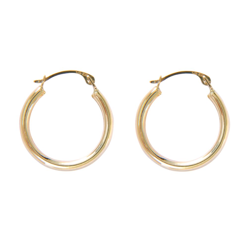 10kt Polished Hoop