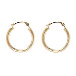 10Kt Polished Hoop