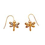 10Kt TT Dragonfly Dangle