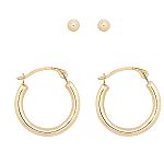 10Kt Ball and Hoop Set