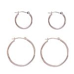 10Kt WG 2 Hoop Set
