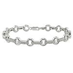 1 ct. t.w. Diamond Bracelet in Sterling Silver