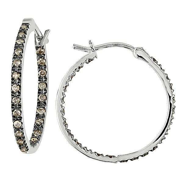 1/4 ct. t.w. Diamond Earrings in 10K White Gold