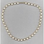 Sakoura Design Ltd. 8-85 mm Round White Pearl Strand Necklace