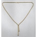 Sakoura Design Ltd. Mirror Beads Fancy dangle Necklace 14K Yellow Gold by Sakoura Design Ltd.