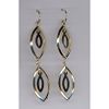 Oval shape High Polished Dangle Earrings
