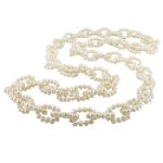Sears 3.5mm White Freshwater Pearl Link 32 Inch Necklace