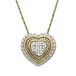 Vintage Inspired Intricate Heart Pendant