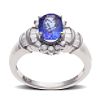 Tanzanite Ring with 3/8 Total Carat Weight