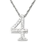 10Kt White Gold 1/10ct. tw. 
