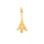 14K Yellow Gold Solid 3 Dimensional Eiffel Tower Charm - C2235 price decreased by 60%