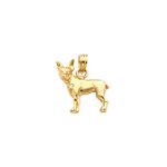 14K Yellow Gold Chihuahua Dog Charm - C3511 price decreased by 60%
