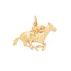 Horse and Jockey Charm