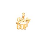 14K Lady Cop Charm - K908