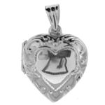 Marsala 18" Sterling Silver Heart Locket