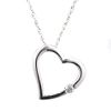 Diamond Heart Pendant. 10k Yellow Gold