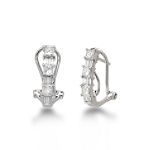 .75 Cttw Hi I1I2 Diamond 14K White Gold Fashion Earrings