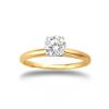 3/4 Carat 14K Solitaire Ring Round Diamond Hi I1I2 Yellow Gold