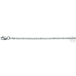14K White Bead Chain 16