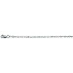 14K White Bead Chain 20