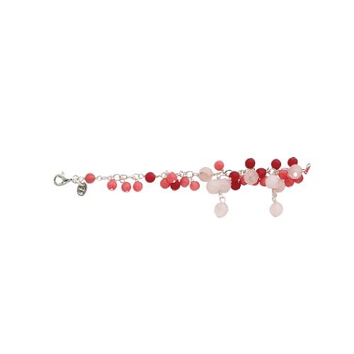 1/7 ct. tw. Diamond Heart Bracelet. 10Kt White Gold
